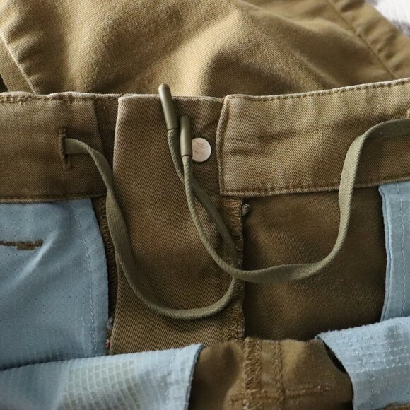 MEC Women's Sz 2 Khaki Patagonia‎ Twill Traveler 5-Pocket Stretch Active Pants - Picture 6 of 14